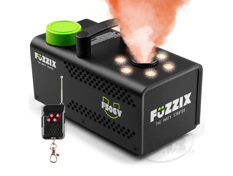 Rookmachine met LED PAR up lights